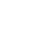 White icon of a network Ethernet port, depicted with four rectangles representing pins, centered on a black background and enclosed within a white square border.